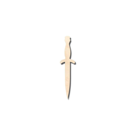 Unfinished Wood Dagger Shape - Craft - up to 46" DIY