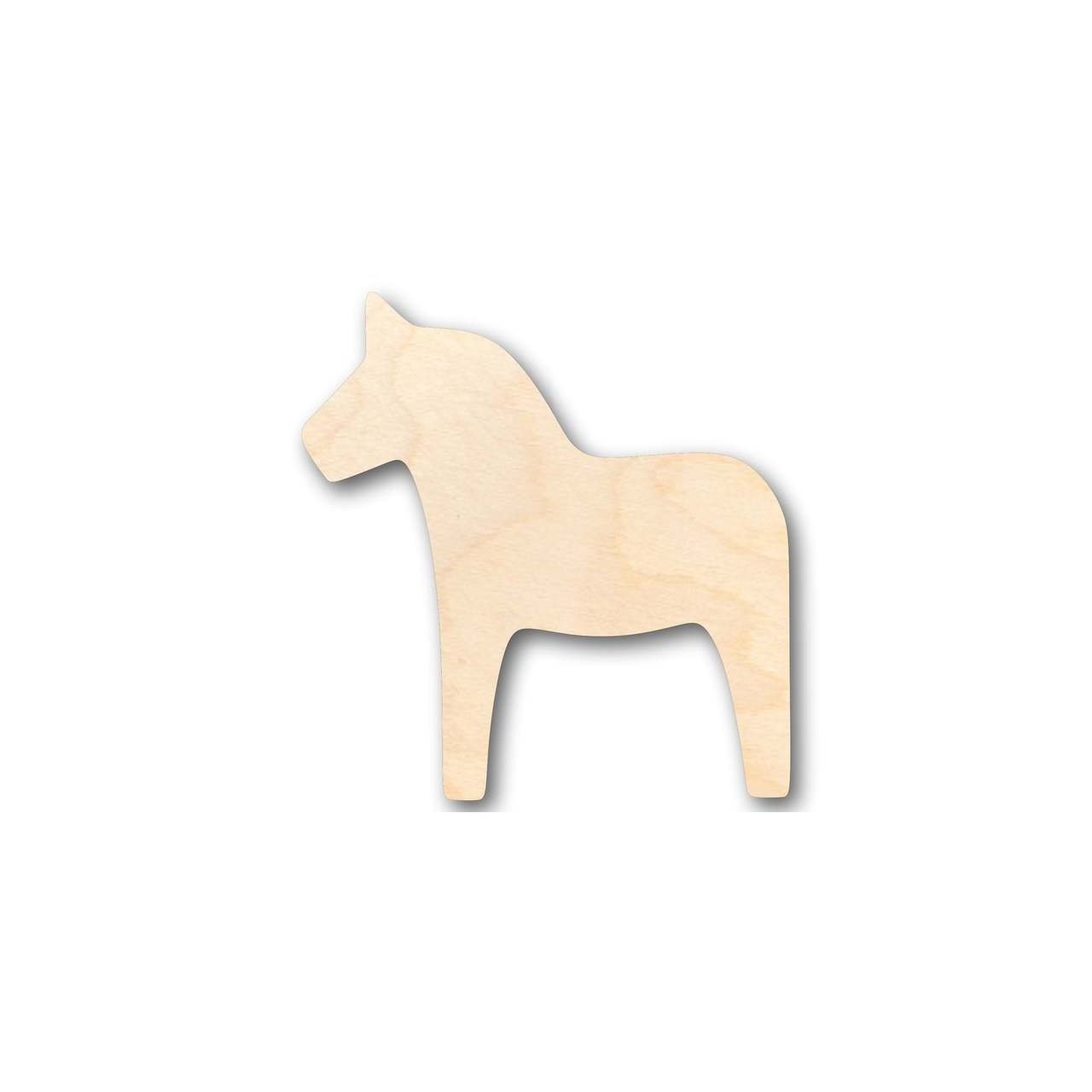 Unfinished Wood Dala Horse Shape - Animal - Craft - up to 46" DIY