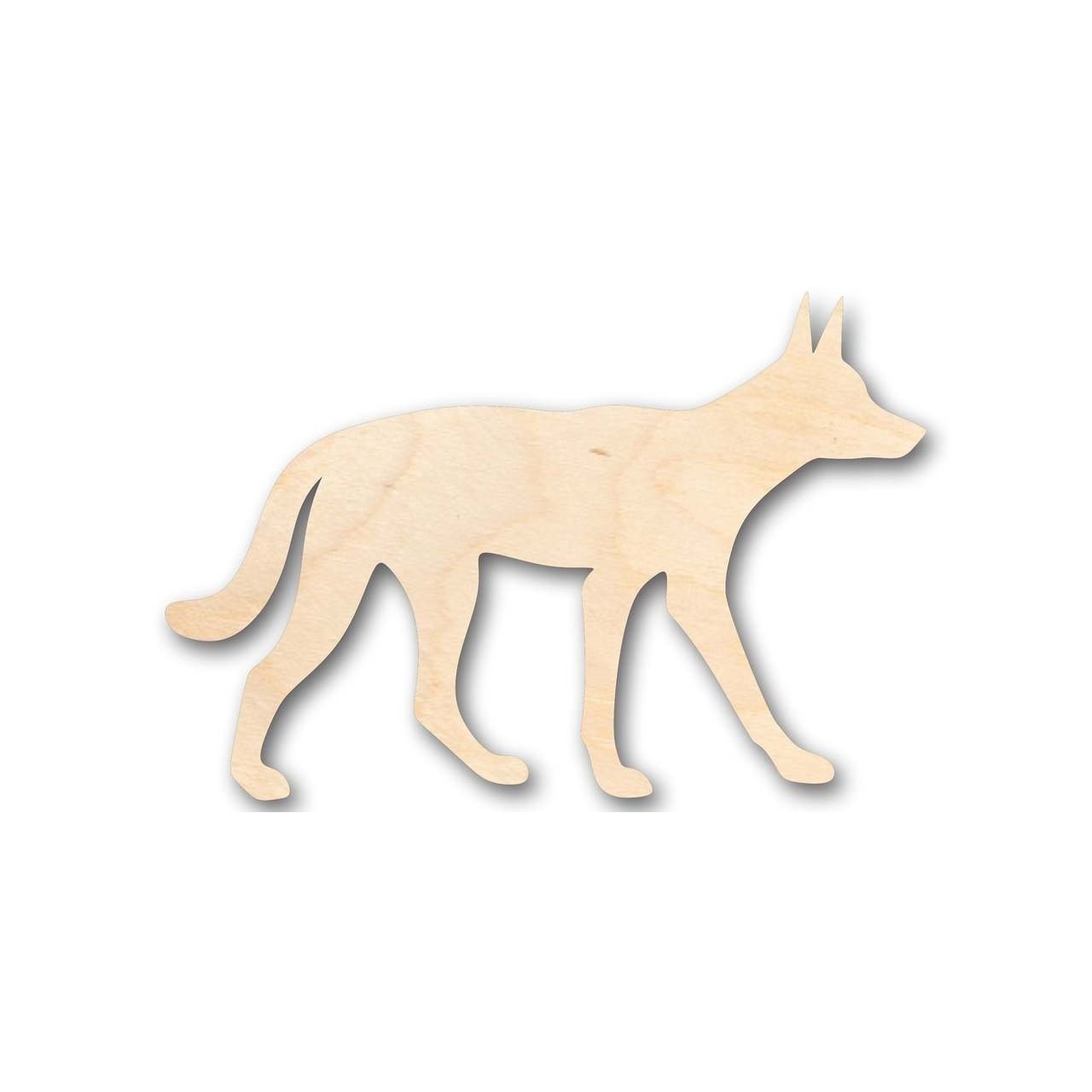 Unfinished Wood Dingo Shape - Animal - Craft - up to 46" DIY