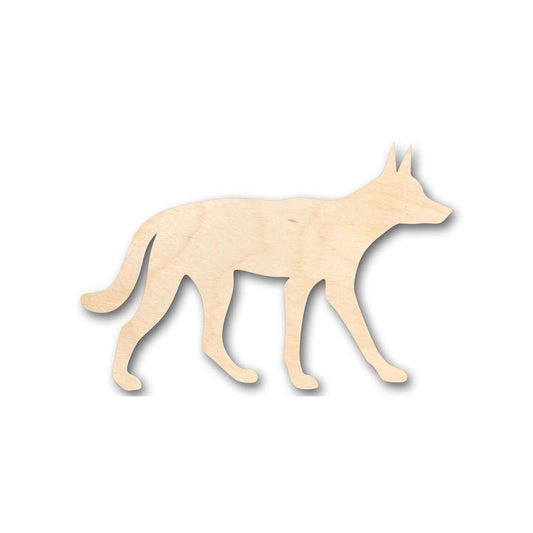 Unfinished Wood Dingo Shape - Animal - Craft - up to 46" DIY