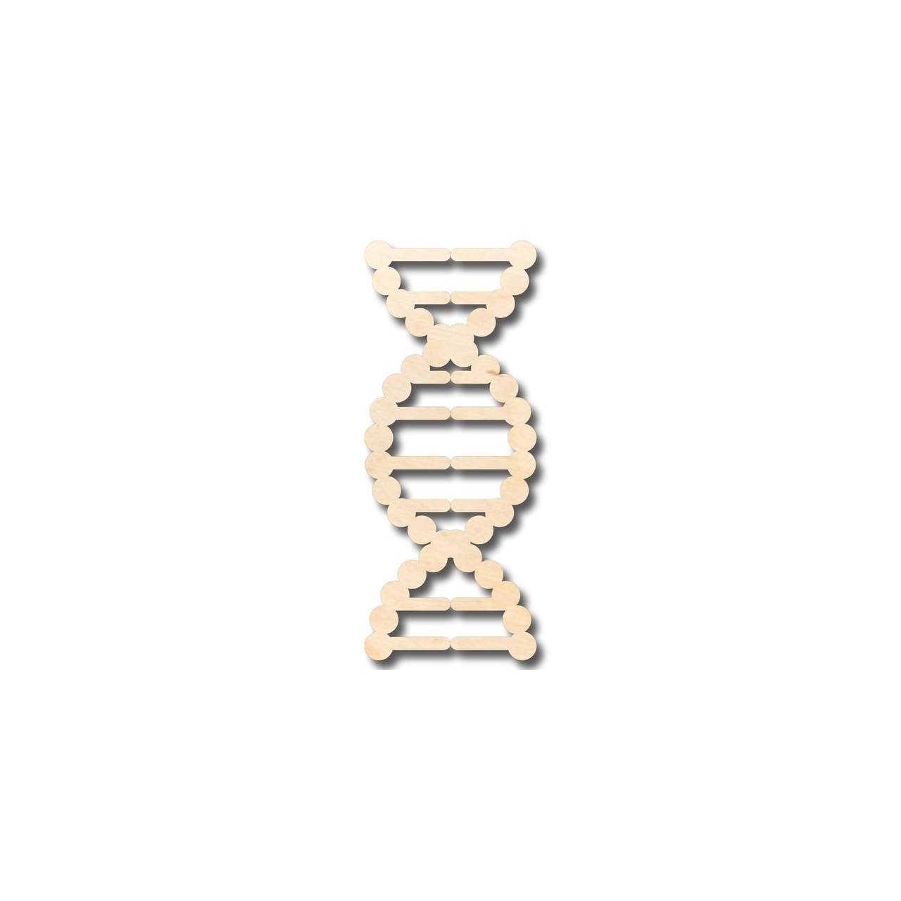 Unfinished Wood DNA Shape - Biology - Craft - up to 46" DIY