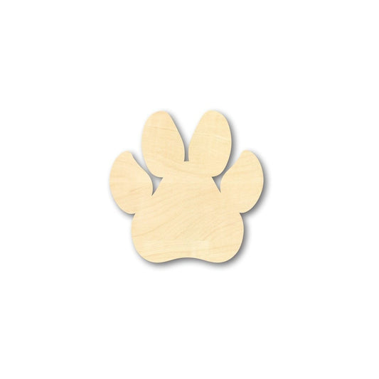 Unfinished Wood Dog Paw Shape - Animal - Pet - Craft - up to 46" DIY