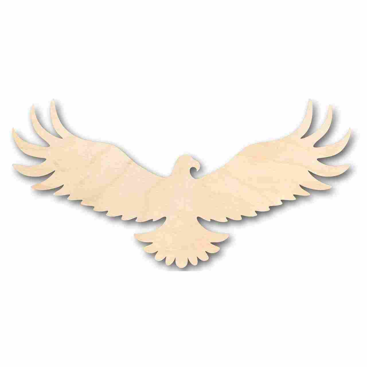 Unfinished Wood Eagle Shape - Animal - Wildlife - Craft - up to 46" DIY