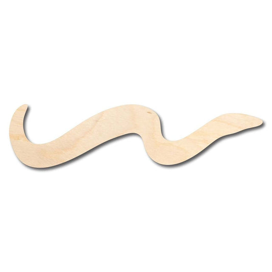 Unfinished Wood Eel Shape - Ocean - Craft - up to 46" DIY