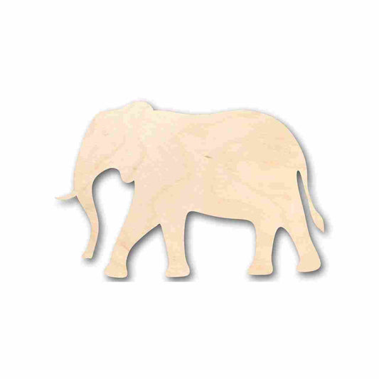 Unfinished Wood Elephant Shape - Animal - Wildlife - Craft - up to 46" DIY