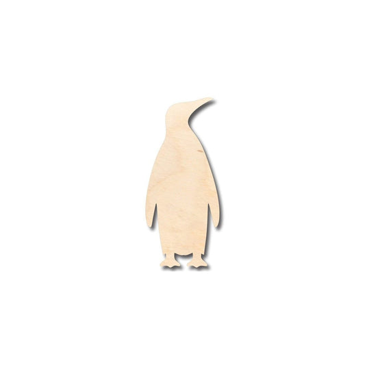 Unfinished Wood Emperor Penguin Shape - Animal - Wildlife - Craft - up to 46" DIY