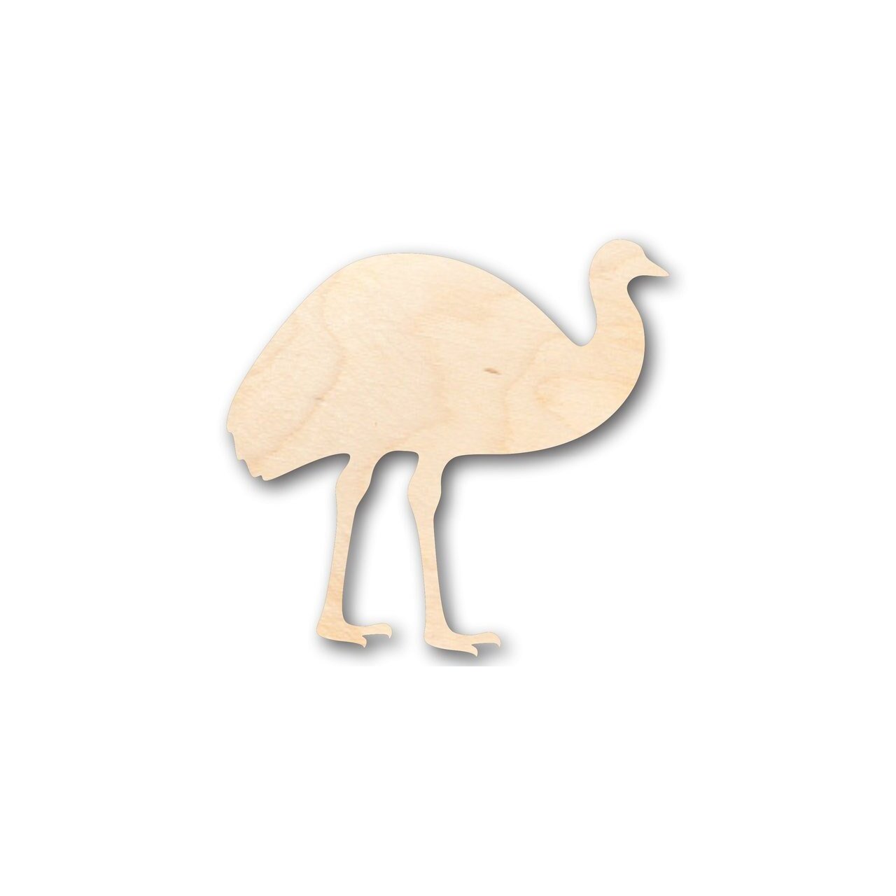 Unfinished Wood Emu Shape - Animal - Wildlife - Craft - up to 46" DIY