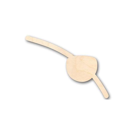 Unfinished Wood Eyepatch Shape - Pirates - Craft - up to 46" DIY