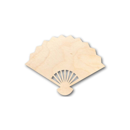 Unfinished Wood Fan Shape - Asian - Craft - up to 46" DIY