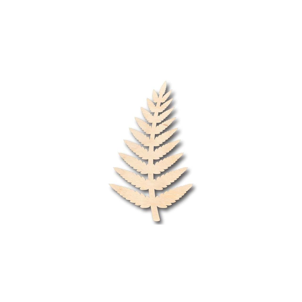 Unfinished Wood Fern Shape - Plants - Craft - up to 46" DIY