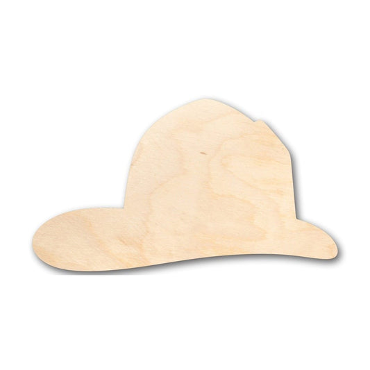 Unfinished Wood Fireman's Hat Shape - Firefighter - Craft - up to 46" DIY