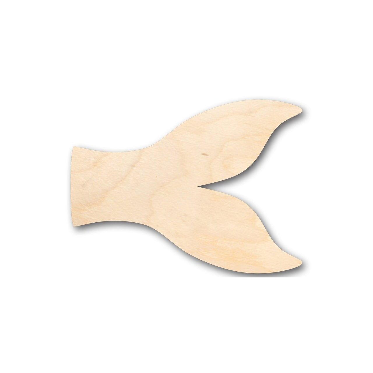Unfinished Wood Fish Tail Shape - Ocean - Animals - Craft - up to 46" DIY