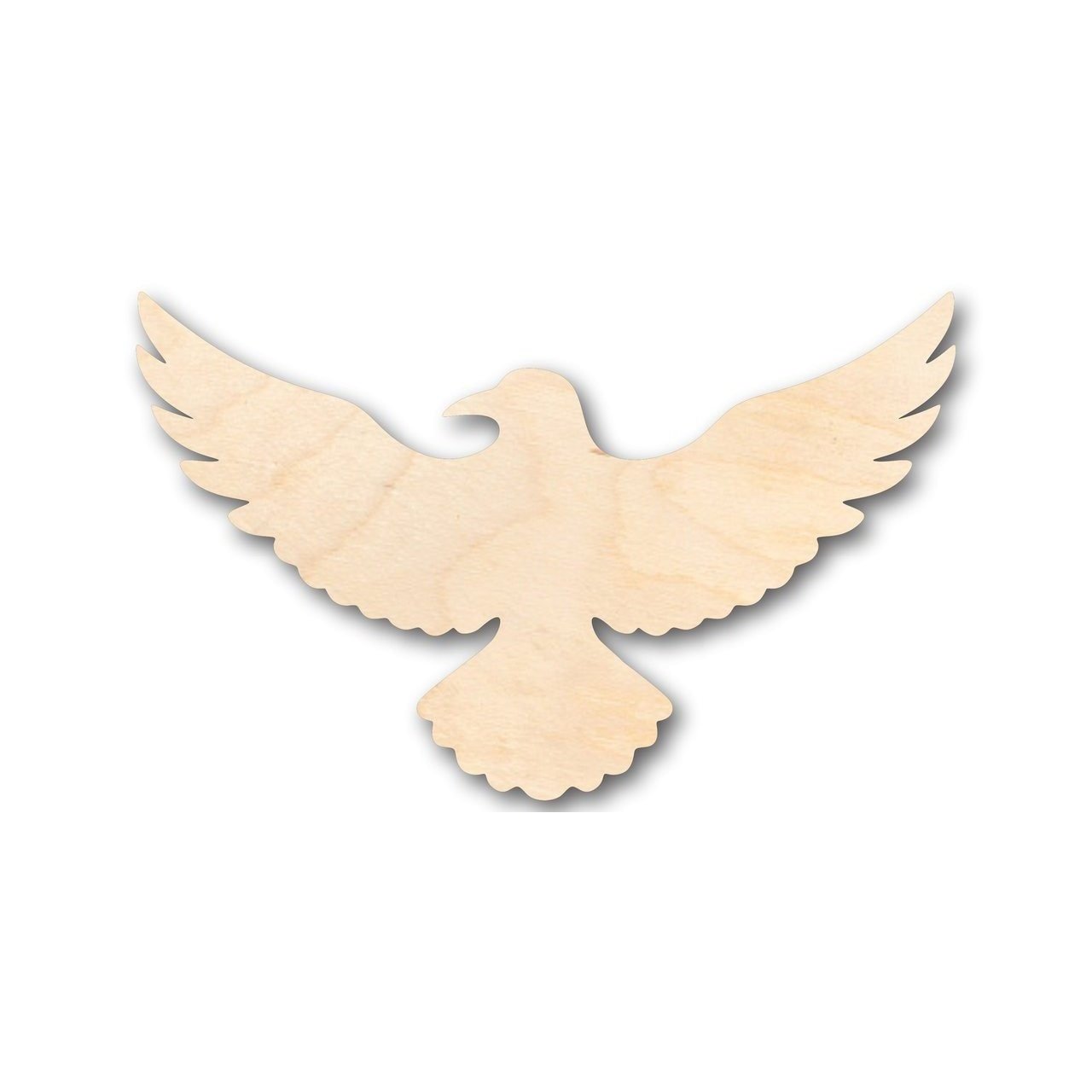 Unfinished Wood Flying Raven Shape - Animal - Wildlife - Craft - up to 46" DIY