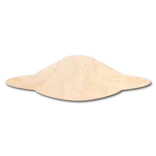 Unfinished Wood Flying Saucer Alien Shape - Outer Space - Craft - up to 46" DIY