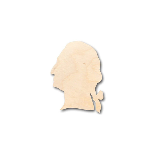 Unfinished Wood George Washington Shape - History - America - Craft - up to 46" DIY