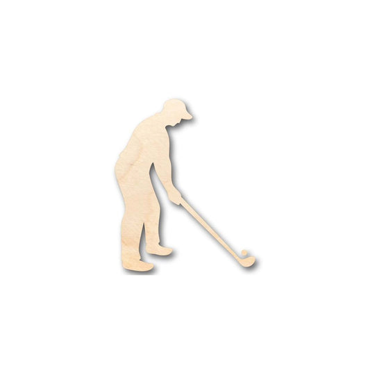 Unfinished Wood Golfer Shape - Sporting - Craft - up to 46" DIY