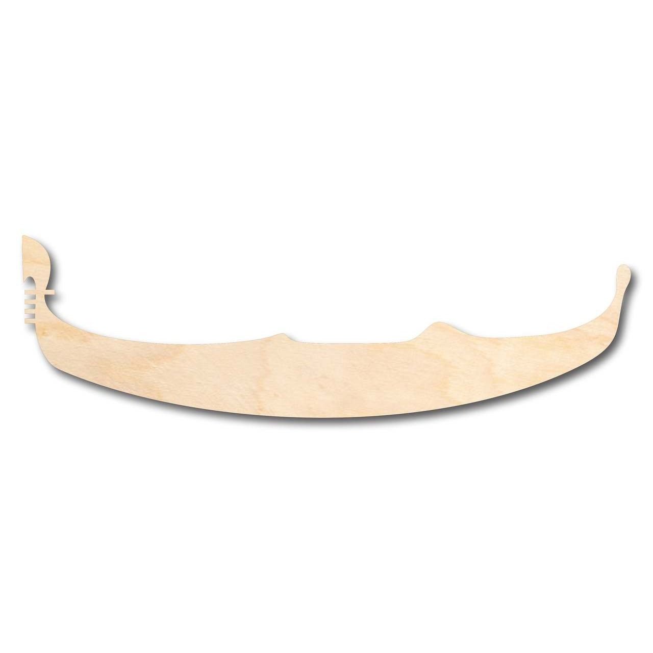 Unfinished Wood Gondola Wood Shape - Venice Italy - Craft - up to 46" DIY