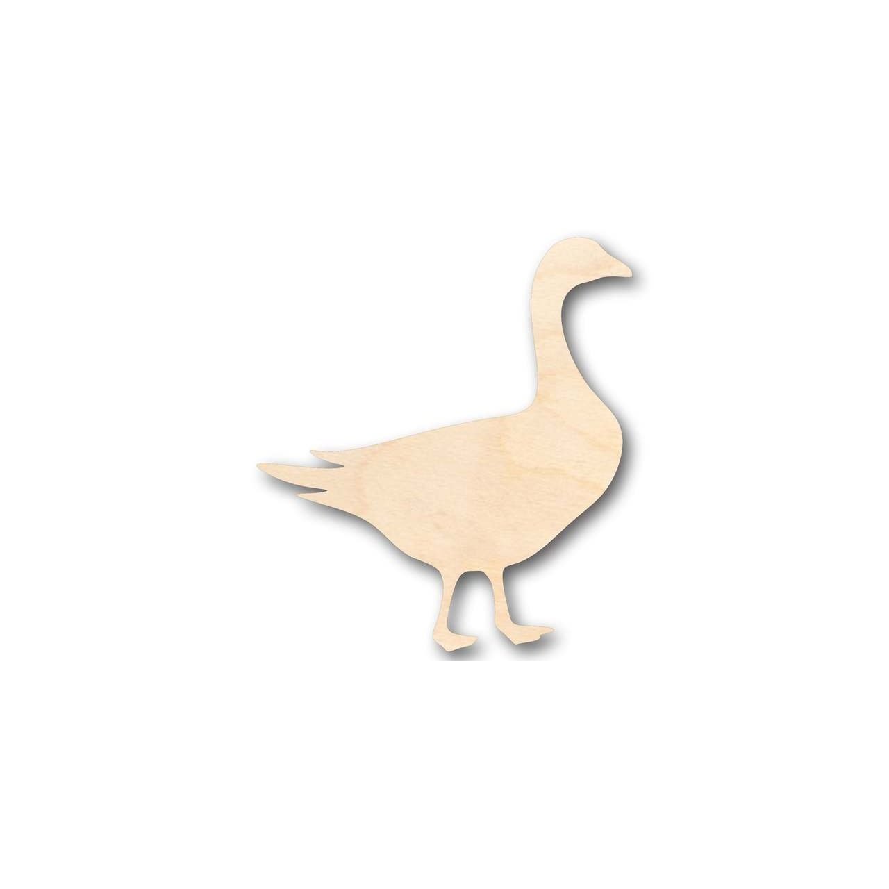 Unfinished Wood Goose Shape - Animal - Wildlife - Craft - up to 46" DIY
