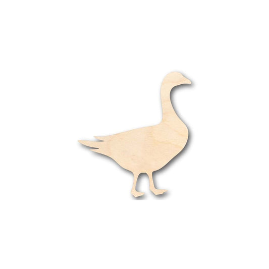 Unfinished Wood Goose Shape - Animal - Wildlife - Craft - up to 46" DIY