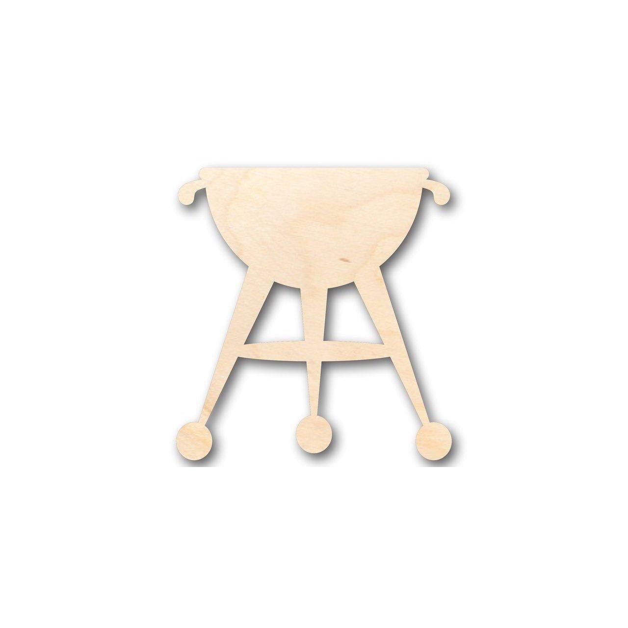 Unfinished Wood Grill Shape - Summer - Craft - up to 46" DIY