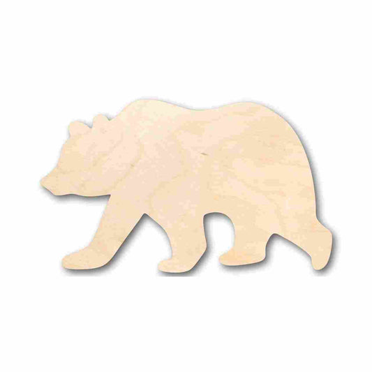 Unfinished Wood Grizzly Bear Shape - Animal - Craft - up to 46" DIY