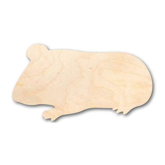 Unfinished Wood Guinea Pig Shape - Animal - Pet - Craft - up to 46" DIY