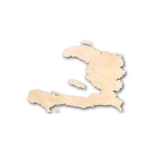 Unfinished Wood Haiti Shape - Country - Craft - up to 46" DIY