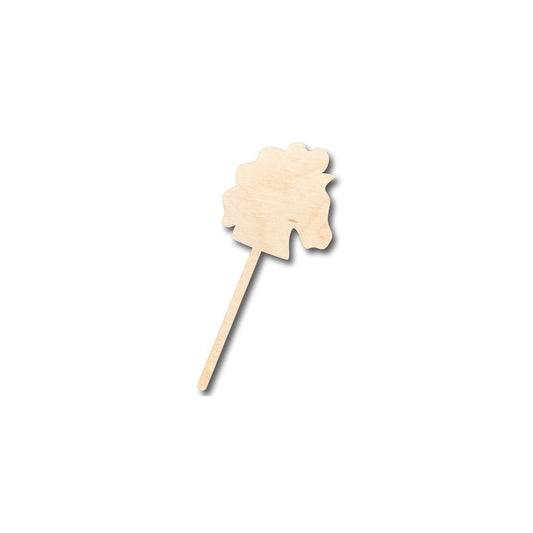 Unfinished Wood Hobby Horse Shape - Toy Animal - Craft - up to 46" DIY