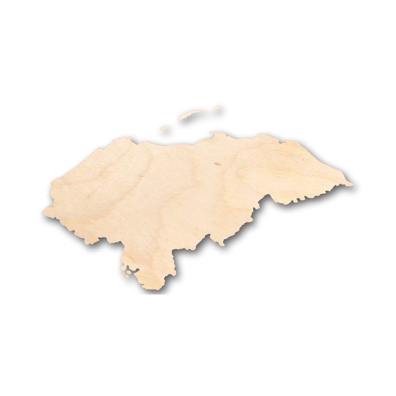 Unfinished Wood Honduras Shape - Country - Craft - up to 46" DIY