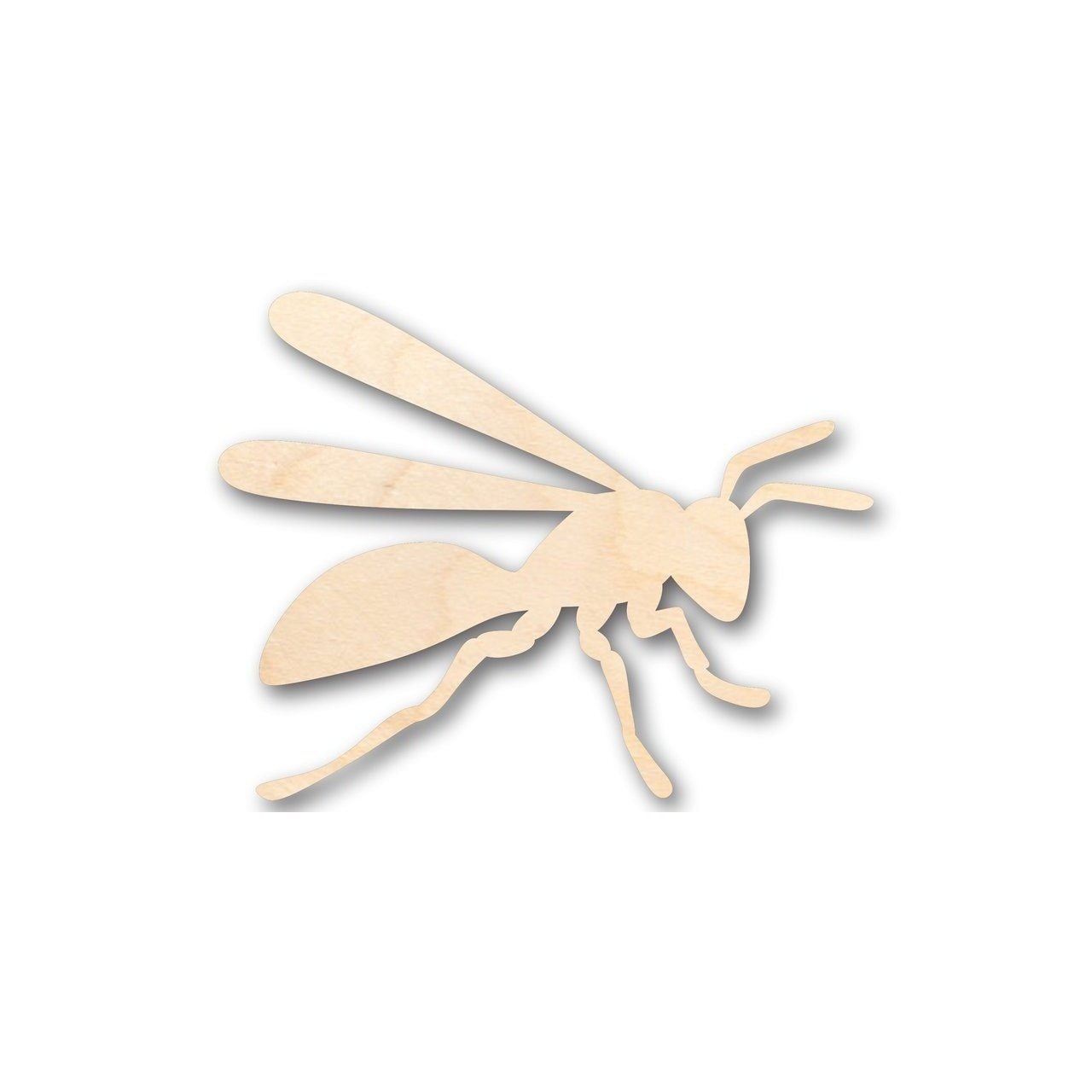 Unfinished Wood Hornet Shape - Insect - Animal - Wildlife - Craft - up to 46" DIY