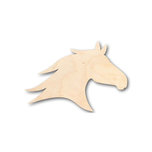Unfinished Wood Horse Head Shape - Farm Ranch - Animal - Craft - up to 46" DIY