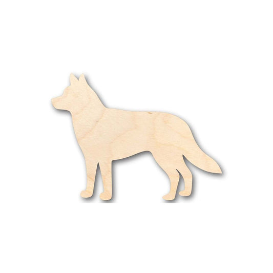 Unfinished Wood Husky Dog Shape - Animal - Pet - Craft - up to 46" DIY