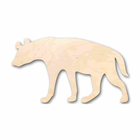 Unfinished Wood Hyena Shape - Animal - Wildlife - Craft - up to 46" DIY