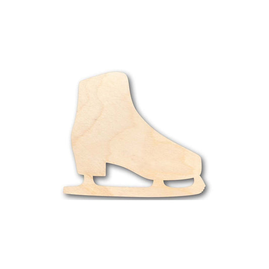 Unfinished Wood Ice Skate Shape - Winter - Craft - up to 46" DIY