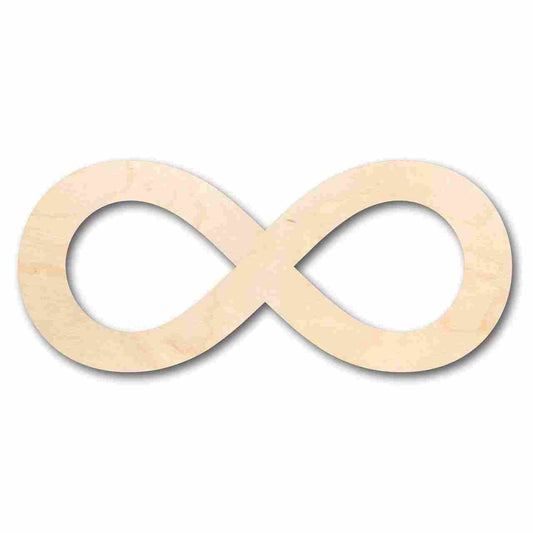 Unfinished Wood Infinity Symbol - Craft - up to 46" DIY