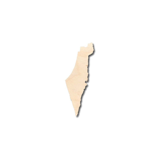 Unfinished Wood Israel Shape - Country - Craft - up to 46" DIY