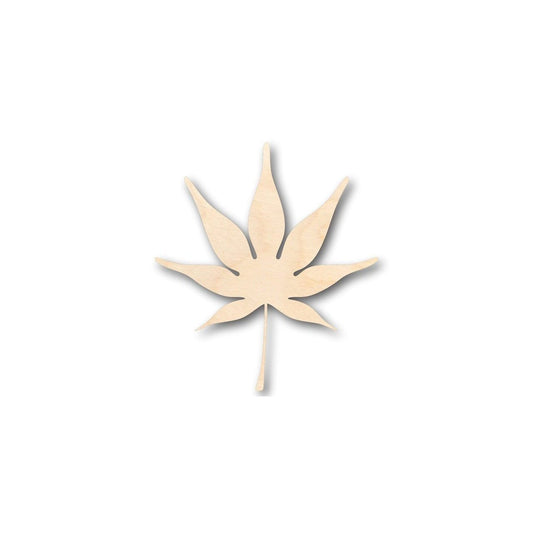 Unfinished Wood Japanese Maple Leaf Shape - Fall - Craft - up to 46" DIY
