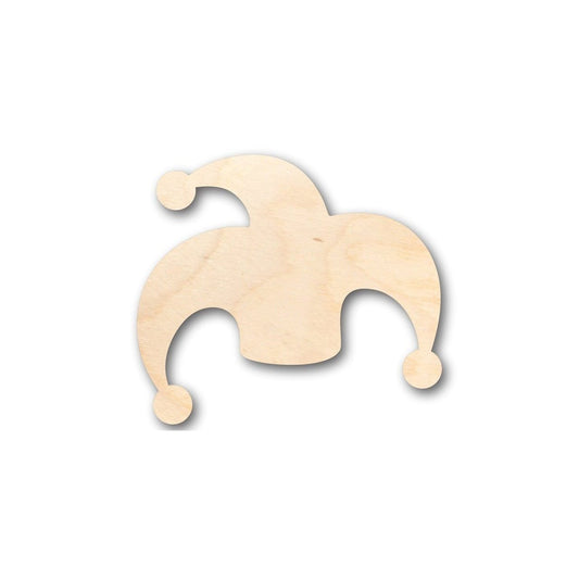 Unfinished Wood Jester Hat Shape - Joker - Craft - up to 46" DIY