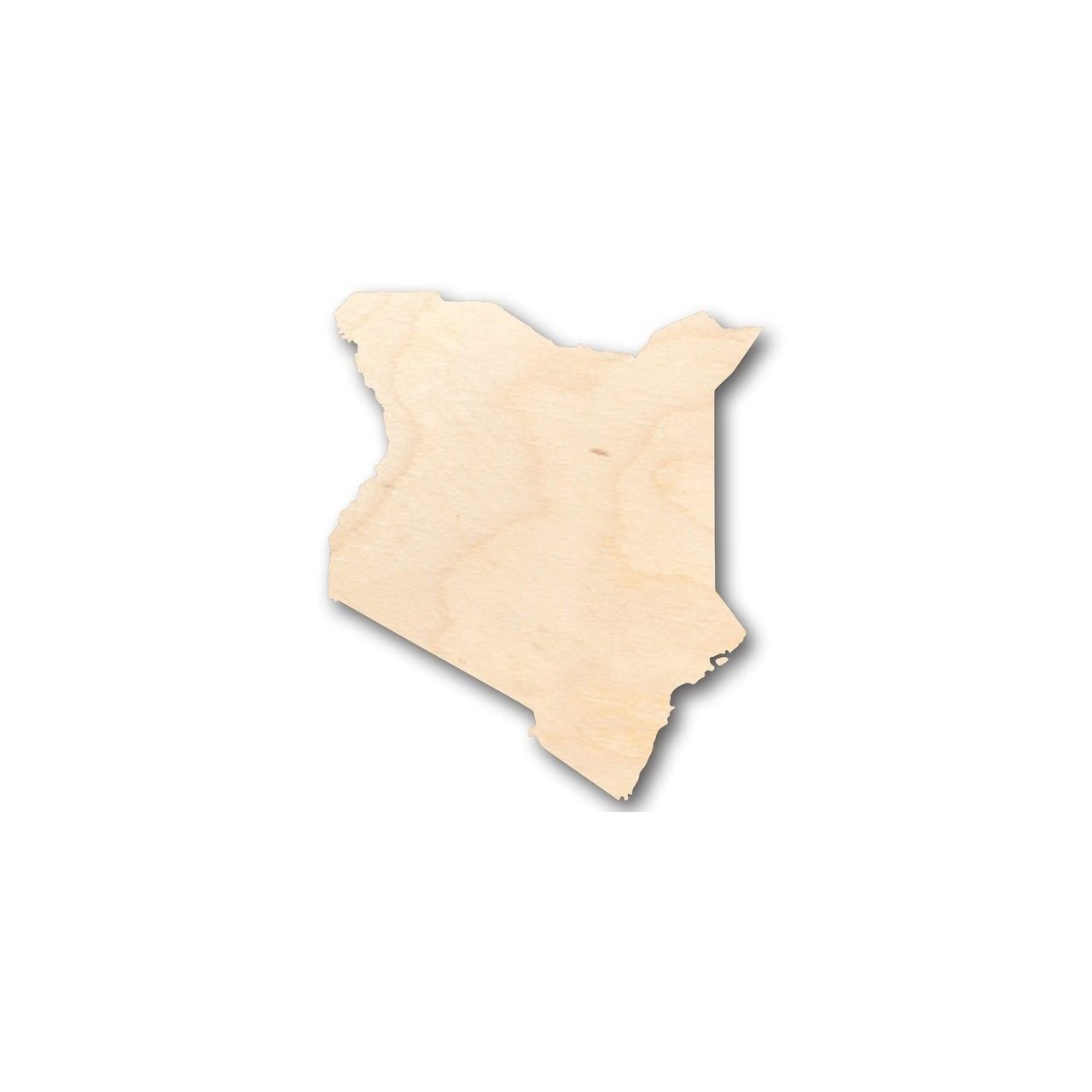 Unfinished Wood Kenya Shape - Country - Craft - up to 46" DIY