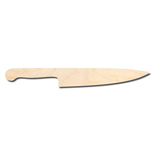 Unfinished Wood Knife Shape - Kitchen - Horror Halloween - Craft - up to 46" DIY