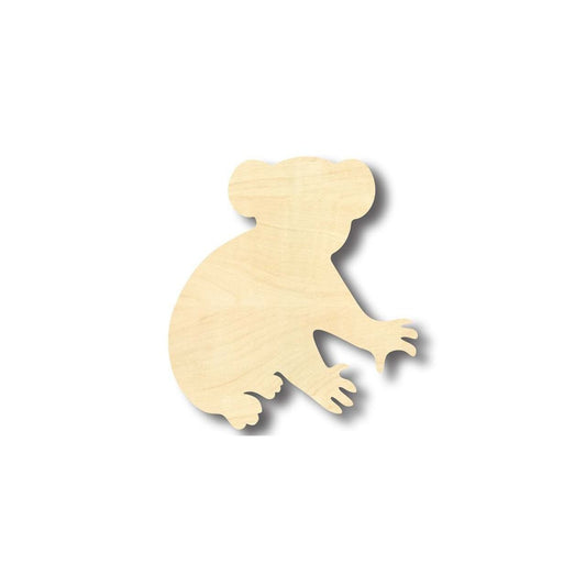 Unfinished Wood Koala Bear Shape - Animal - Craft - up to 46" DIY