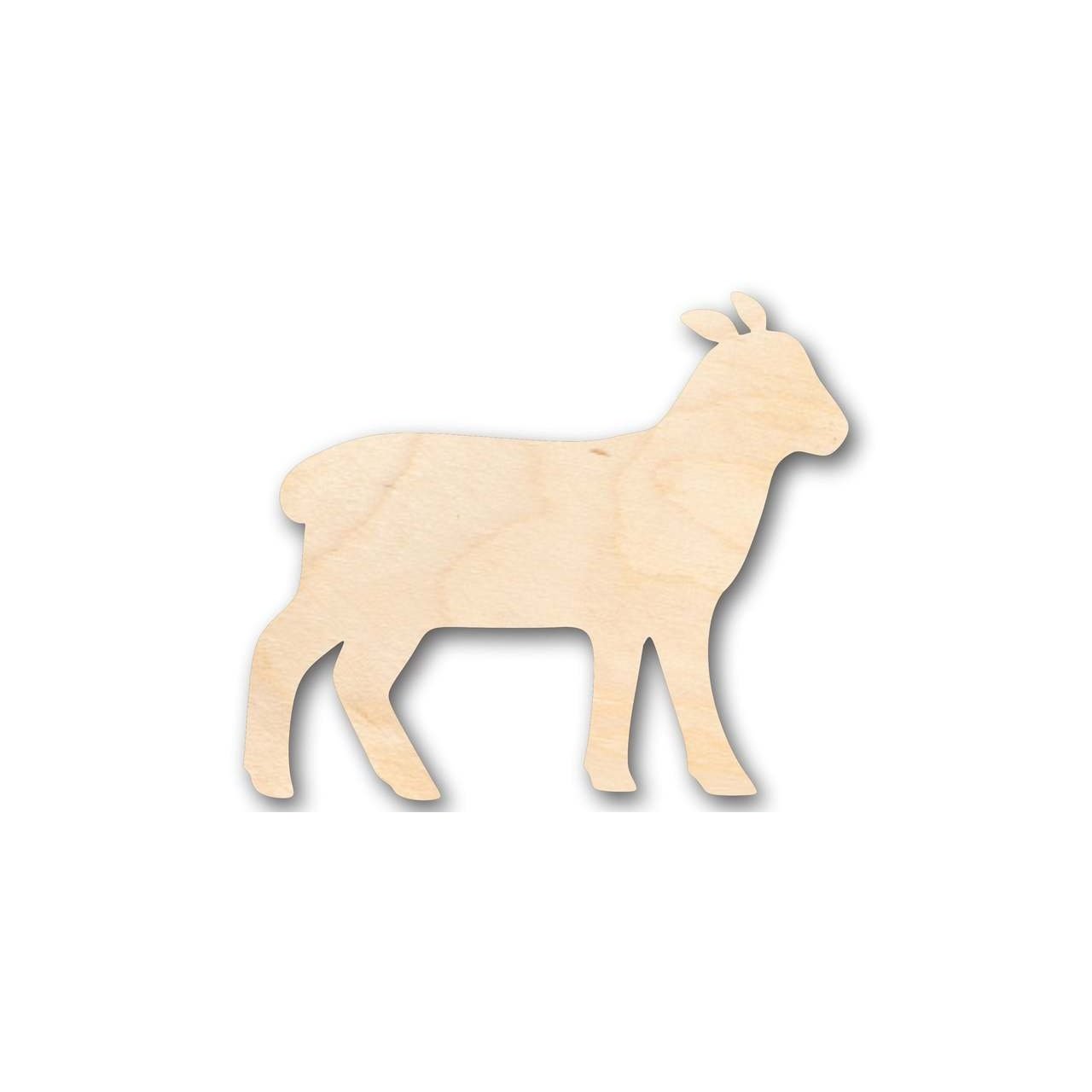 Unfinished Wood Lamb Sheep Shape - Farm Animal - Craft - up to 46" DIY