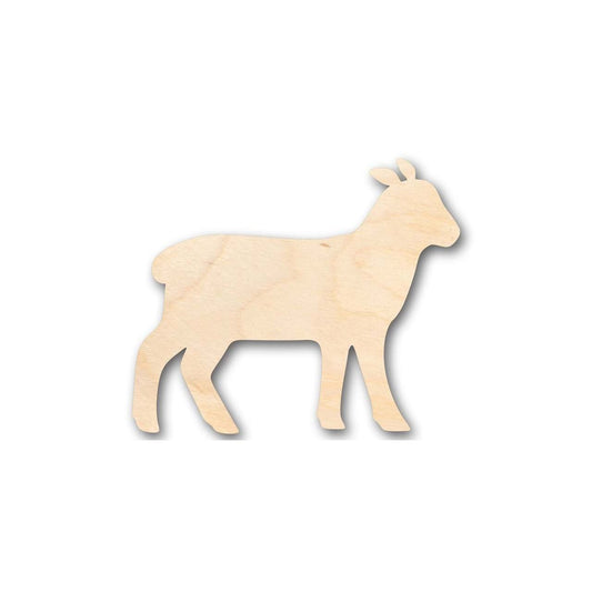 Unfinished Wood Lamb Sheep Shape - Farm Animal - Craft - up to 46" DIY