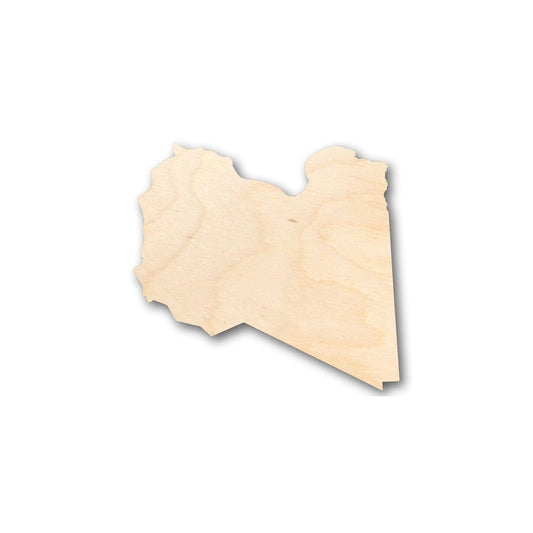 Unfinished Wood Libya Shape - Country - Craft - up to 46" DIY