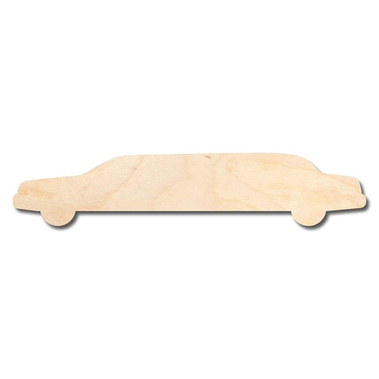 Unfinished Wood Limo Shape - Craft - up to 46" DIY