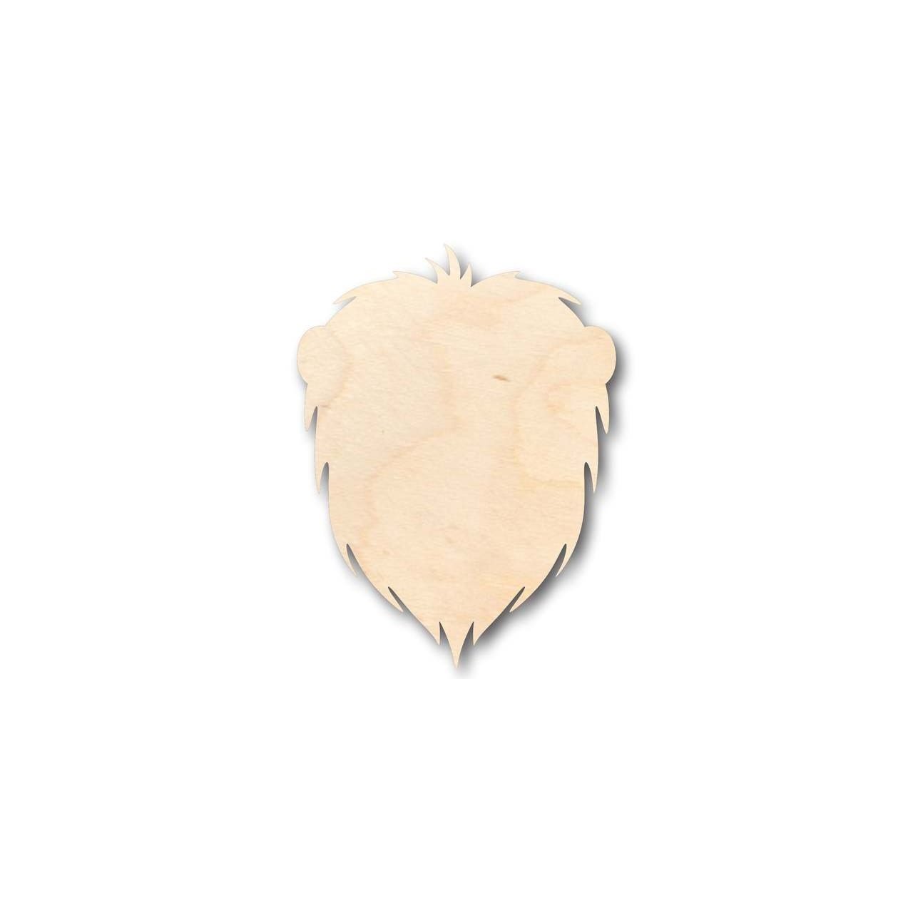 Unfinished Wood Lion Head Shape - Animal - Wildlife - Craft - up to 46" DIY