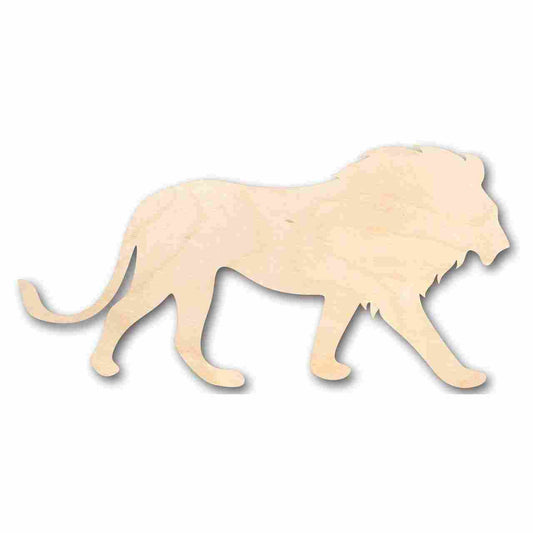Unfinished Wood Lion Shape - Animal - Wildlife - Craft - up to 46" DIY