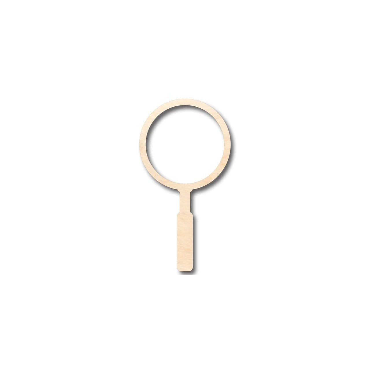 Unfinished Wood Magnifying Glass Shape - Detective - Craft - up to 46" DIY