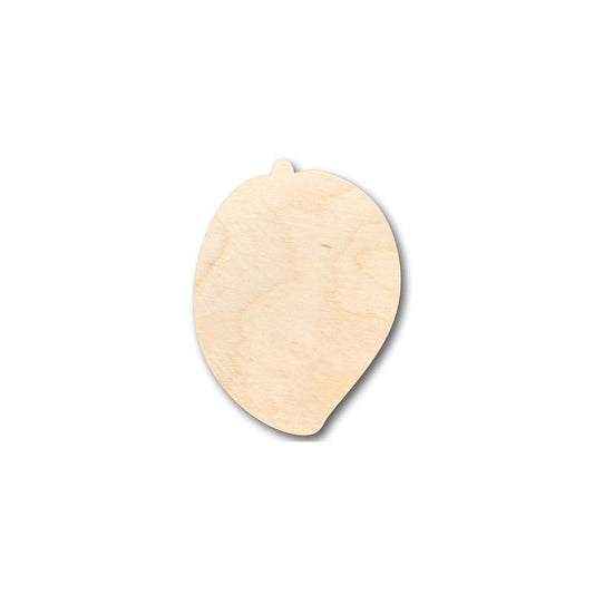 Unfinished Wood Mango Shape - Fruit - Tropical - Craft- up to 46" DIY