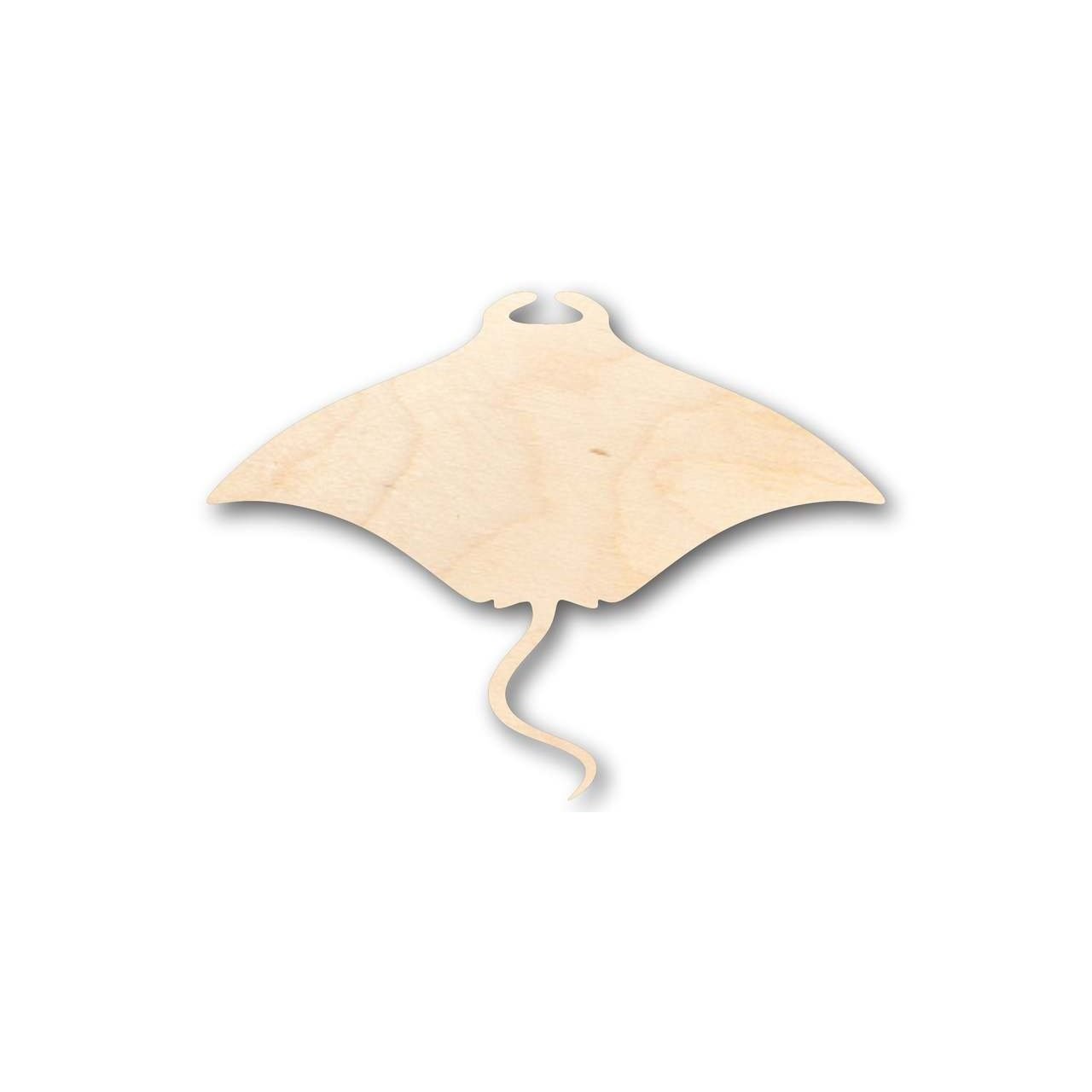 Unfinished Wood Manta Ray Shape - Ocean - Craft - up to 46" DIY